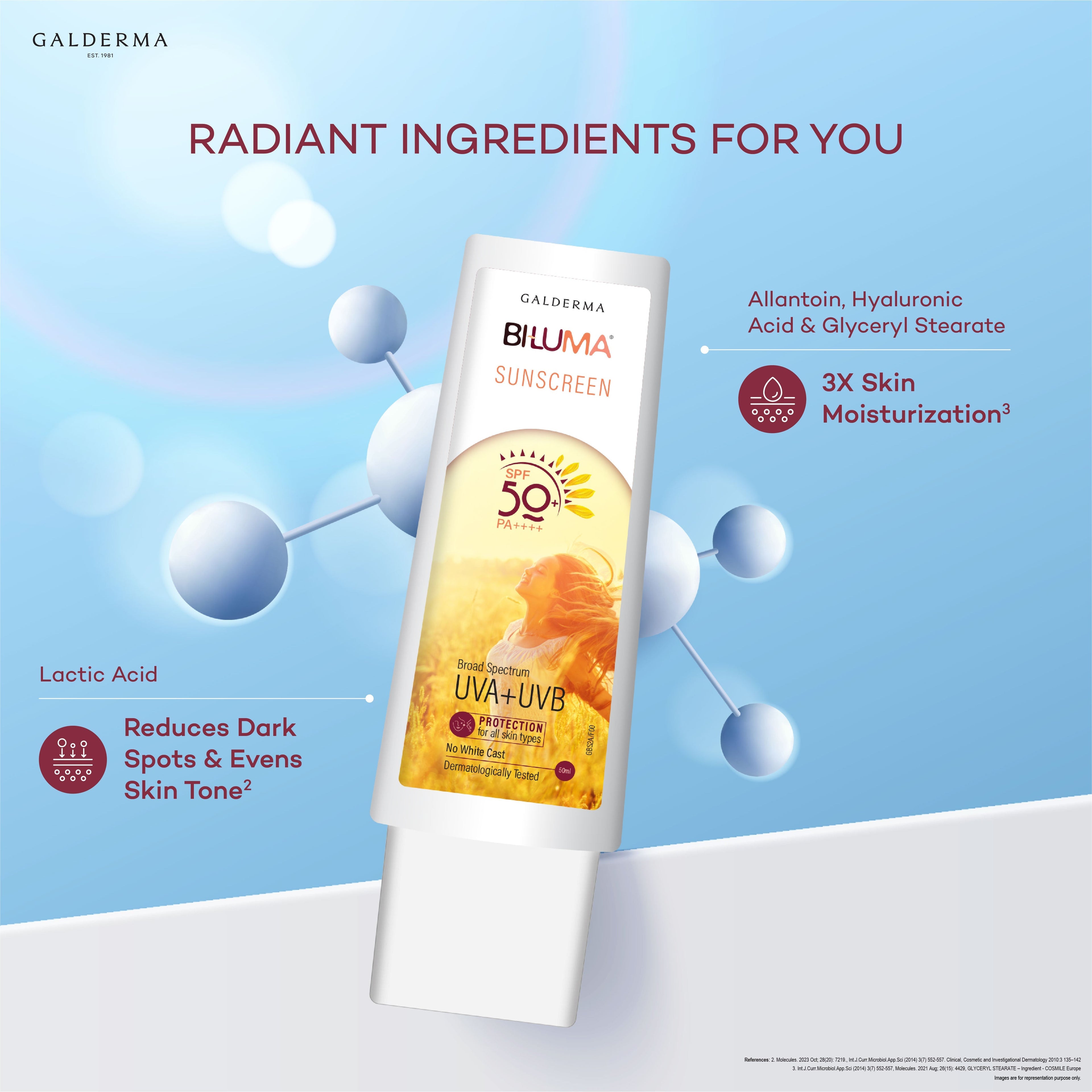 Biluma Sunscreen SPF 50+ - (50ml)