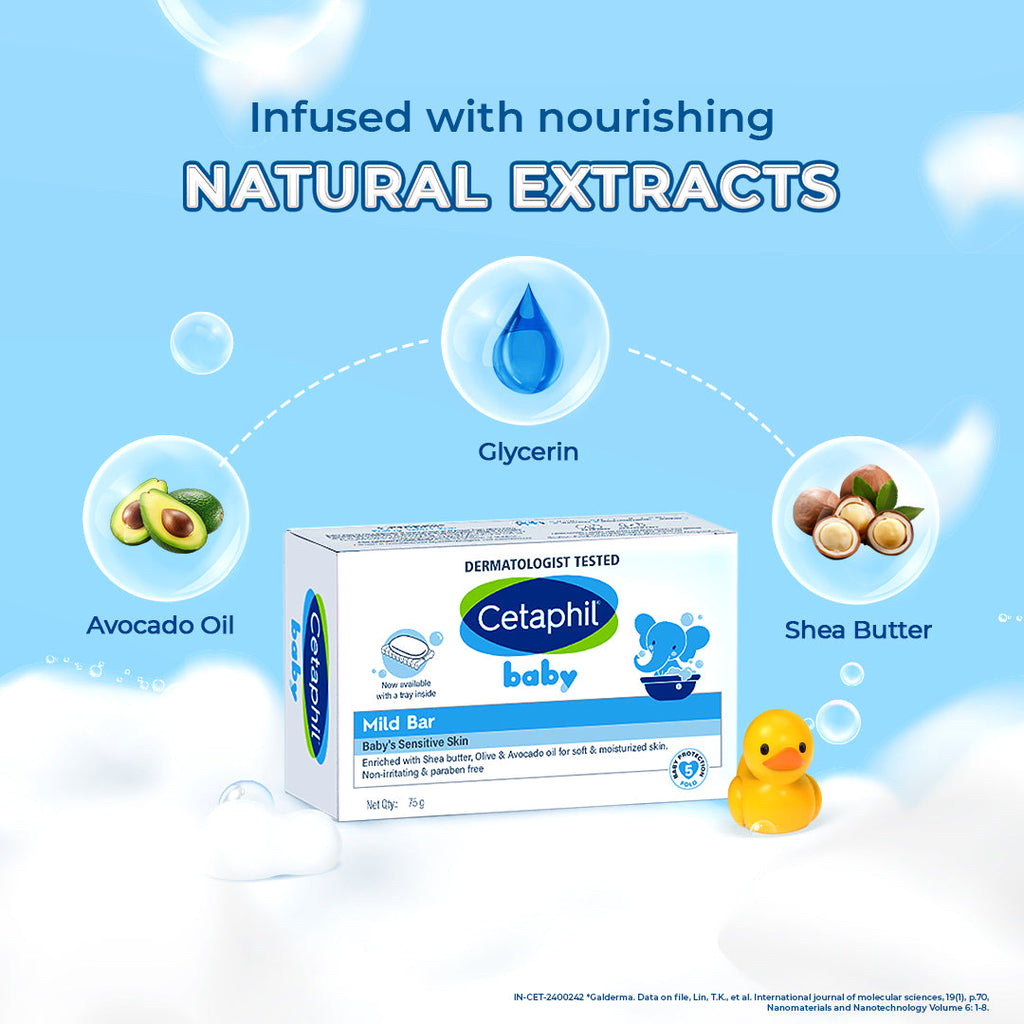 Cetaphil Baby Mild Bar with Shea Butter