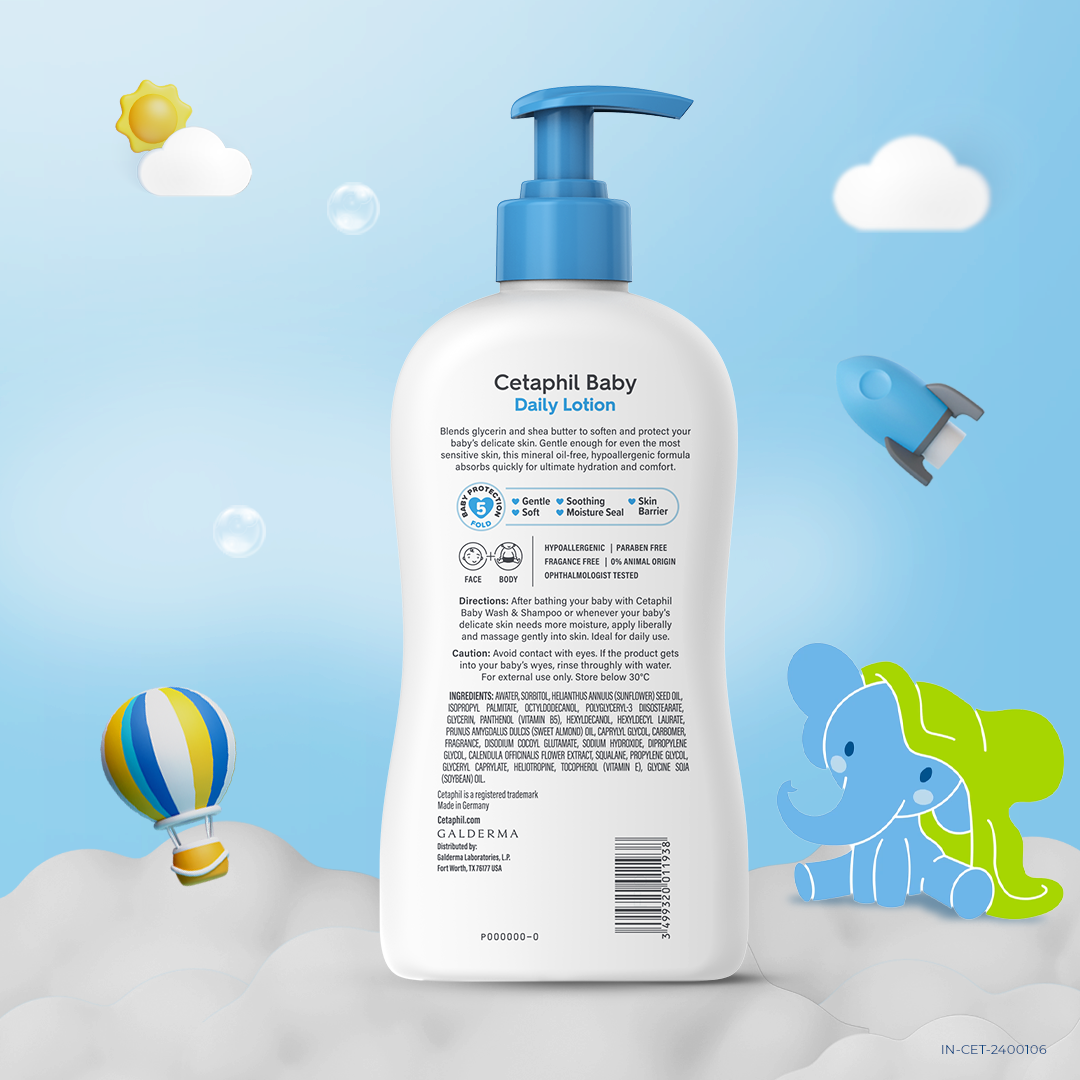 Cetaphil Baby Daily Lotion | Dermatologist Tested