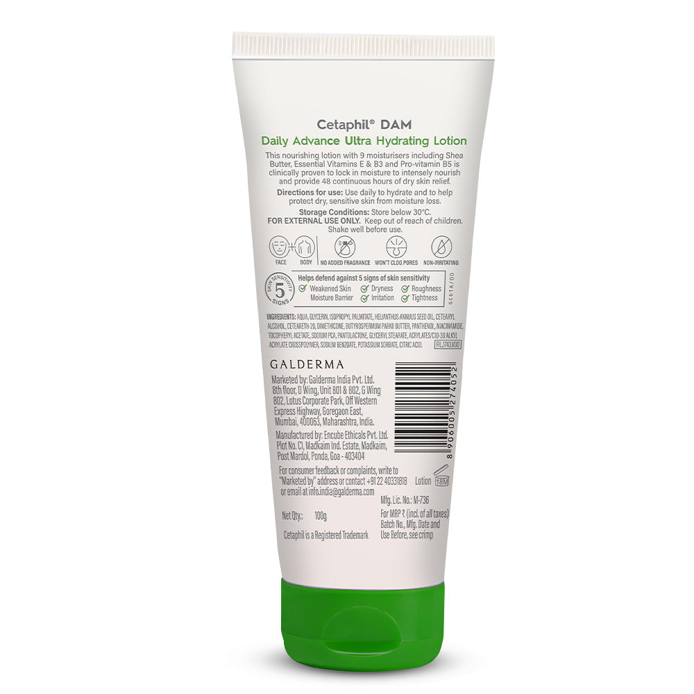 Cetaphil Daily Advance Ultra Hydrating Lotion 100gm