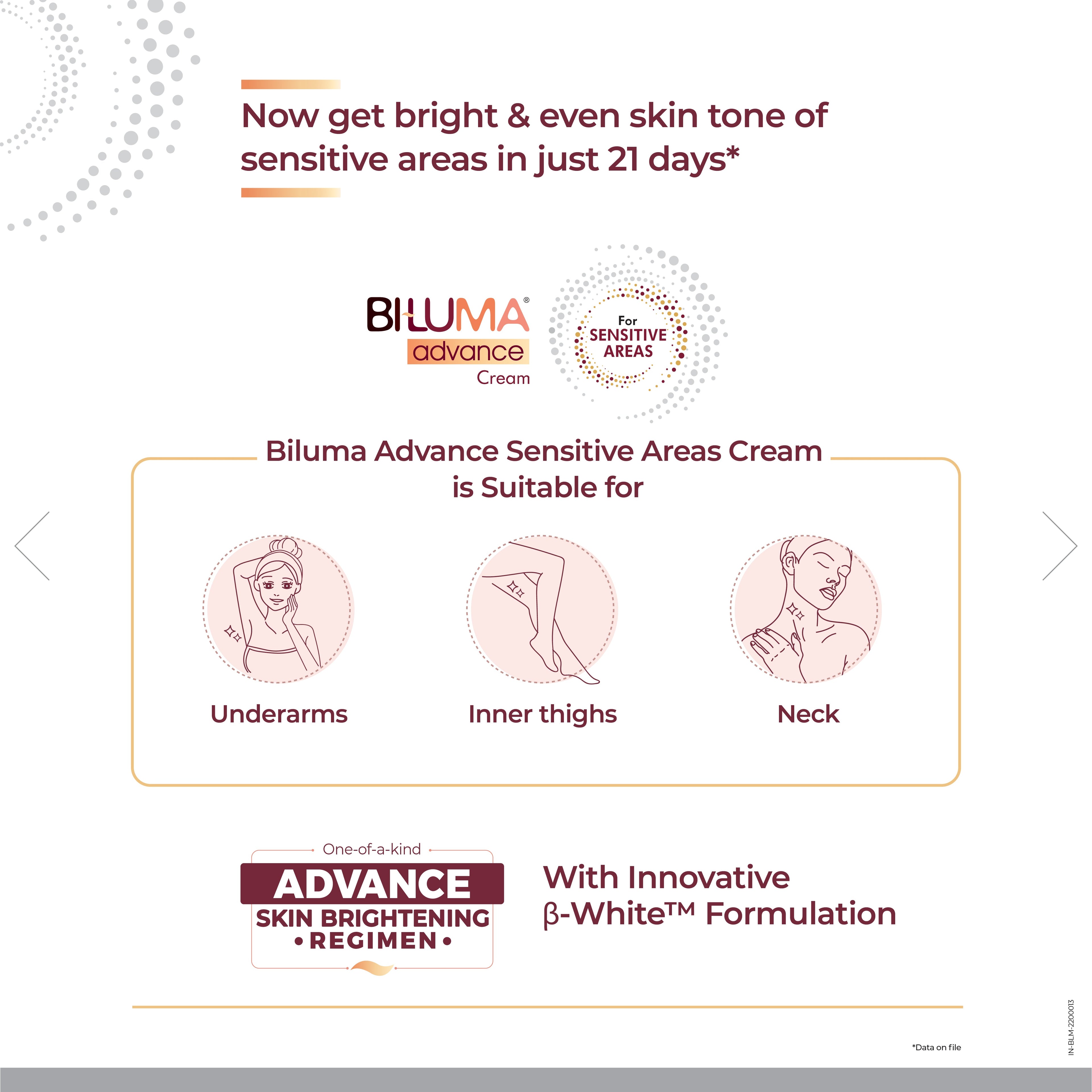 Biluma Advance Cream for Sensitive Areas