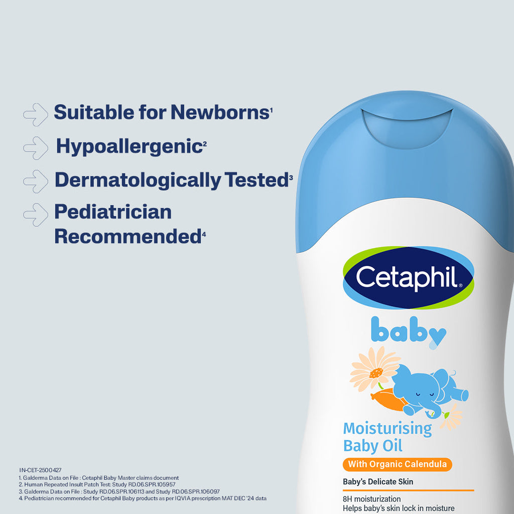 Cetaphil Baby Massage Oil  | Dermatologist Tested